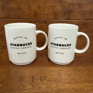 STARBUCKS Coffee Mug Set 14oz